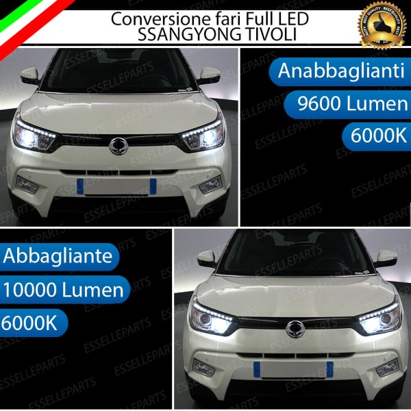 Conversione Fari Full LED SSANGYONG TIVOLI