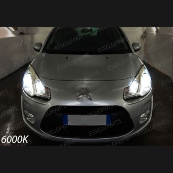 Lampade a Led 6000K Canbus Citroen C3 MK2 Luce Bianca