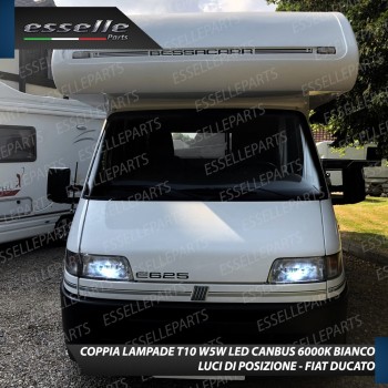 Luci Di Posizione 10 LED per Fiat Ducato 230 Luce Bianca