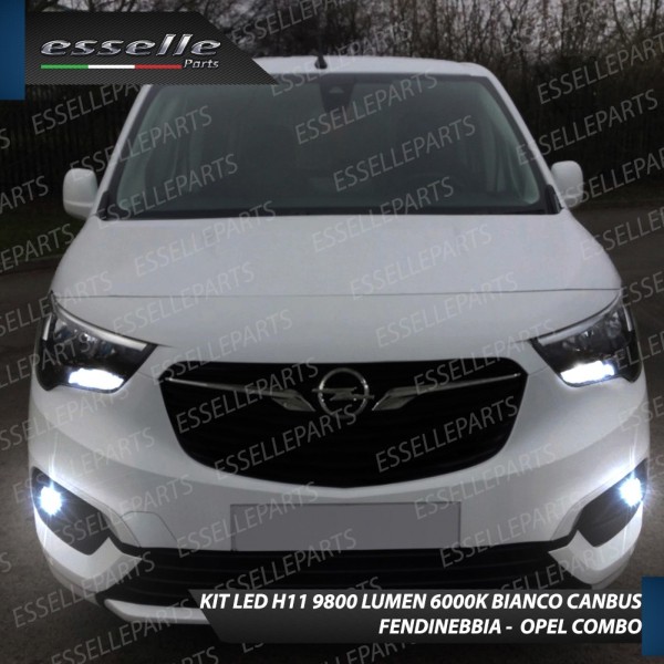 Kit Full LED H11 Fendinebbia 9800 LUMEN OPEL COMBO F
