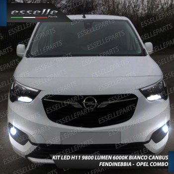 Kit Full LED H11 Fendinebbia 9800 LUMEN OPEL COMBO F