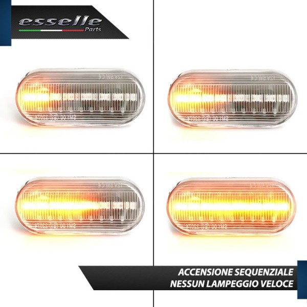 Placchette Dinamiche Laterali a led per frecce specifiche FIAT BRAVO II
