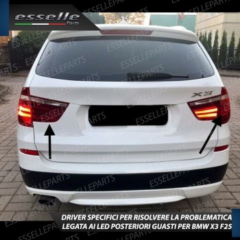 COPPIA DRIVER per centralina fanale posteriore LED BMW X3 F25