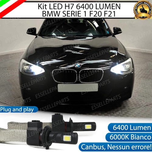 Kit Full LED H7 6400 Lumen 6000K bianco Abbaglianti BMW SERIE 1 F20 F21