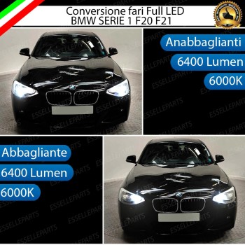 Conversione Fari Full LED 6000K bianco BMW Serie 1 F20 F21 Pre-Restyling