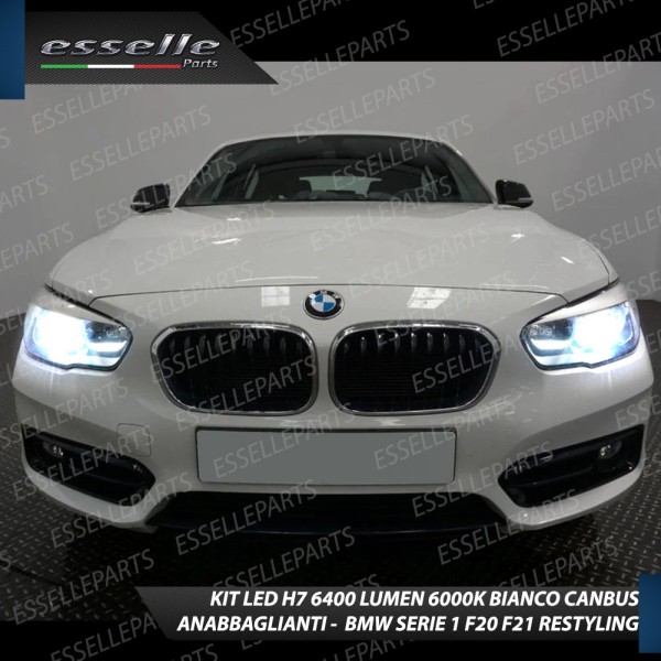 Conversione Fari Full LED 6000K bianco BMW Serie 1 F20 F21 Restyling