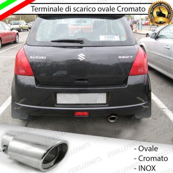 Terminale di scarico cromato MARMITTA FINALINO CROMATO INOX SUZUKI SWIFT IV Terminale di scarico cromato MARMITTA FINALINO CROMATO INOX SUZUKI SWIFT IV
