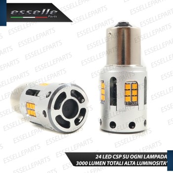 Lampada PY21W BAU15S Canbus ARANCIONE FRECCE Luce AMBRA Peugeot 4007