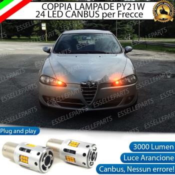 Coppia Frecce Anteriori PY21W 24 LED Canbus 3.0 per ALFA ROMEO 147 RESTYLING Coppia Frecce Anteriori PY21W 24 LED Canbus 3.0 per ALFA ROMEO 147 RESTYLING
