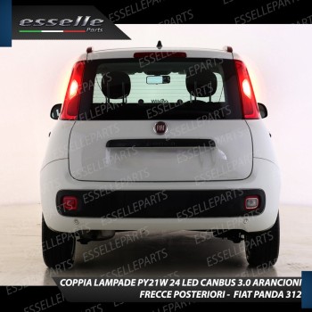 Coppia Frecce Posteriori PY21W 24 LED Canbus 3.0 per FIAT PANDA III