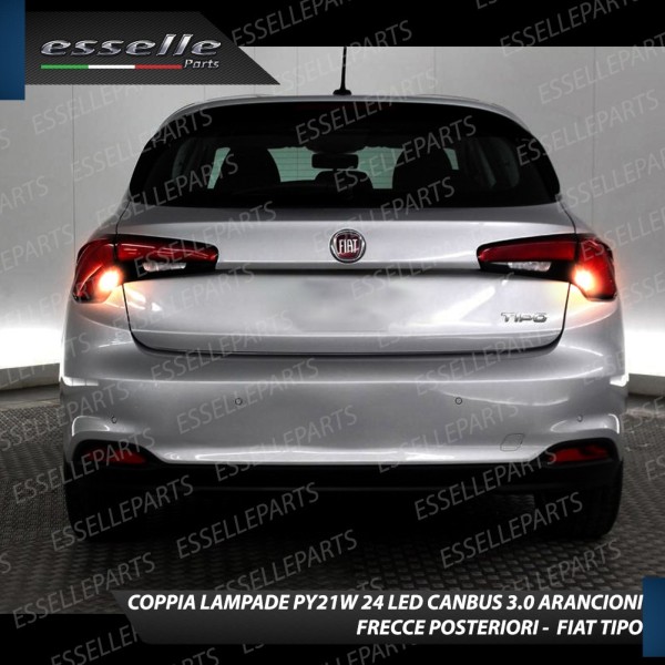 Coppia Frecce Posteriori PY21W 24 LED Canbus 3.0 per FIAT TIPO
