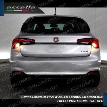 Coppia Frecce Posteriori PY21W 24 LED Canbus 3.0 per FIAT TIPO
