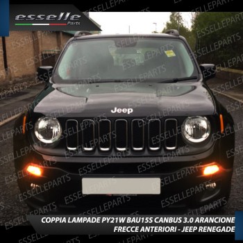 Coppia Frecce Anteriori PY21W 24 LED Canbus 3.0 per JEEP RENEGADE FINO AL 2018 Coppia Frecce Anteriori PY21W 24 LED Canbus 3.0 per JEEP RENEGADE FINO AL 2018