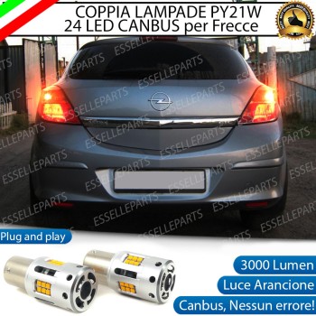 Coppia Frecce Posteriori PY21W 24 LED Canbus 3.0 per OPEL ASTRA H Coppia Frecce Posteriori PY21W 24 LED Canbus 3.0 per OPEL ASTRA H