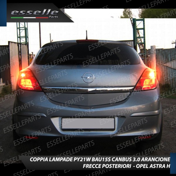 Coppia Frecce Posteriori PY21W 24 LED Canbus 3.0 per OPEL ASTRA H
