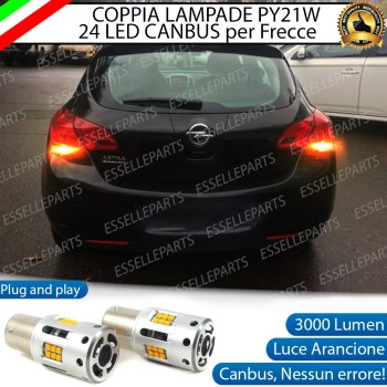 Coppia Frecce Posteriori PY21W 24 LED Canbus 3.0 per OPEL ASTRA J Coppia Frecce Posteriori PY21W 24 LED Canbus 3.0 per OPEL ASTRA J