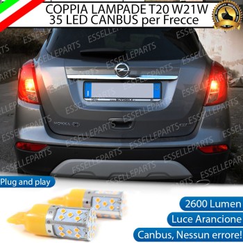 Coppia Frecce Posteriori T20 W21W 35 LED Canbus OPEL MOKKA X