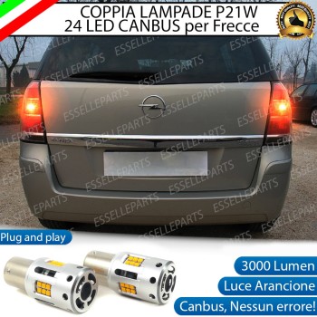 Coppia Frecce Posteriori P21W 24 LED Canbus 3.0 per OPEL ZAFIRA B Coppia Frecce Posteriori P21W 24 LED Canbus 3.0 per OPEL ZAFIRA B