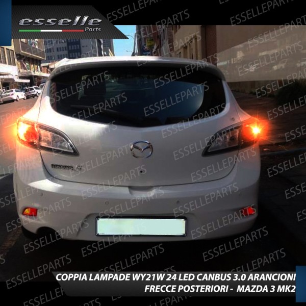 Lampada T20 WY21W Canbus ARANCIONE FRECCE Luce AMBRA MAZDA 3 II