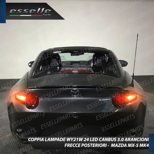 Frecce a LED per Mazda MX-5 MK4 Lampade T20 Arancione Canbus
