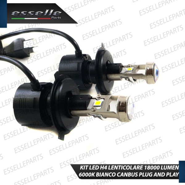 Kit Full LED H4 BI-LED conversione in faro lenticolare Fiat Punto Evo