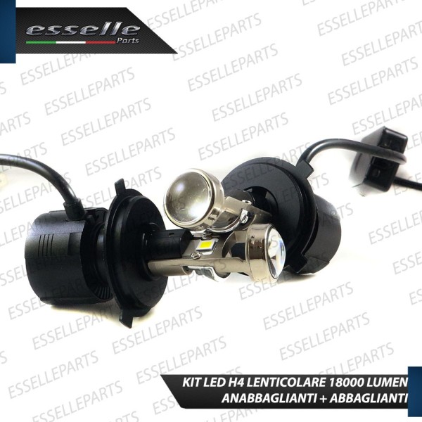 Kit Full LED H4 BI-LED conversione in faro lenticolare Fiat Punto Evo
