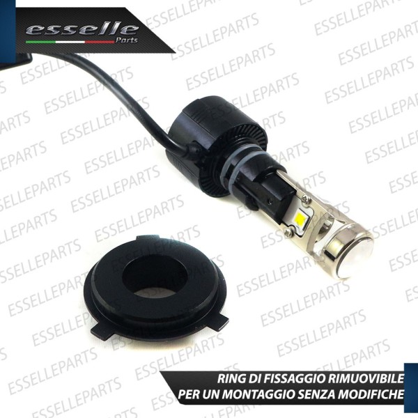 Kit Full LED H4 BI-LED conversione in faro lenticolare Fiat Punto Evo