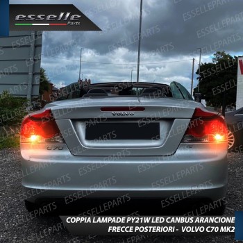 Coppia Frecce Posteriori PY21W 24 LED Canbus 3.0 per VOLVO C70 II Coppia Frecce Posteriori PY21W 24 LED Canbus 3.0 per VOLVO C70 II