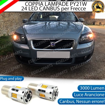 Coppia Frecce Anteriori PY21W 24 LED Canbus 3.0 per VOLVO C70 II Coppia Frecce Anteriori PY21W 24 LED Canbus 3.0 per VOLVO C70 II