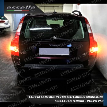 Coppia Frecce Posteriori PY21W 24 LED Canbus 3.0 per VOLVO V50