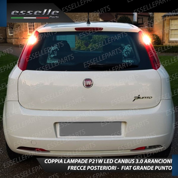 Coppia Frecce Posteriori P21W 24 LED Canbus 3.0 per FIAT GRANDE PUNTO