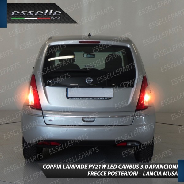 Coppia Frecce Posteriori PY21W 24 LED Canbus 3.0 per LANCIA MUSA