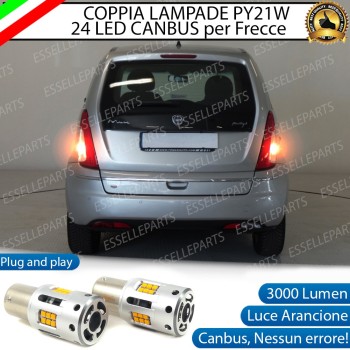 Coppia Frecce Posteriori PY21W 24 LED Canbus 3.0 per LANCIA MUSA