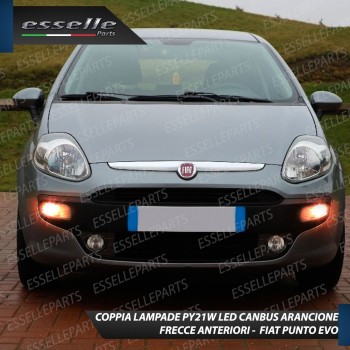 Coppia Frecce Anteriori PY21W 24 LED Canbus 3.0 per FIAT PUNTO EVO