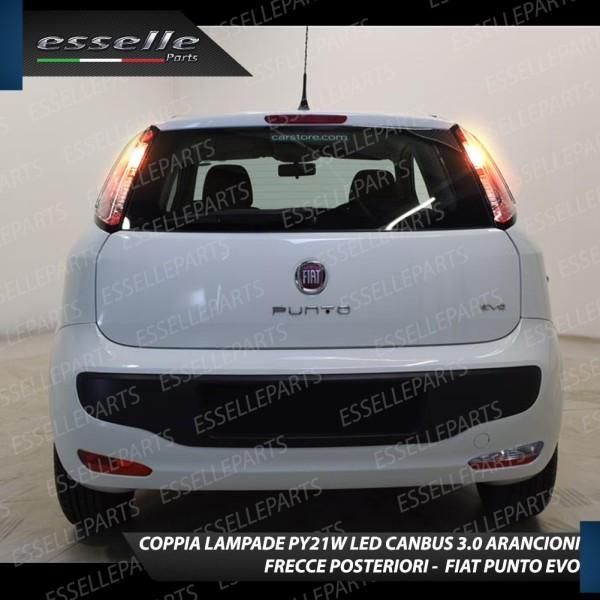 Coppia Frecce Posteriori PY21W 24 LED Canbus 3.0 per FIAT PUNTO EVO