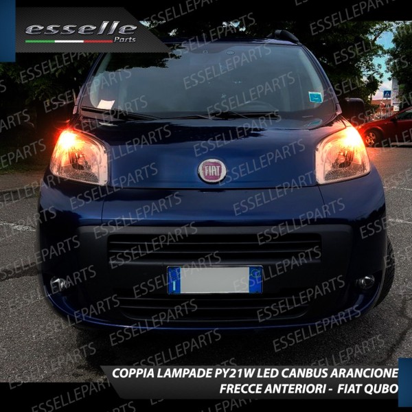 Coppia Frecce Anteriori PY21W 24 LED Canbus 3.0 per FIAT QUBO