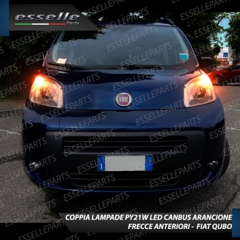 Coppia Frecce Anteriori PY21W 24 LED Canbus 3.0 per FIAT QUBO