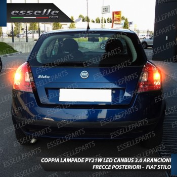Coppia Frecce Posteriori PY21W 24 LED Canbus 3.0 per FIAT STILO