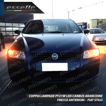 Coppia Frecce Anteriori PY21W 24 LED Canbus 3.0 per FIAT STILO