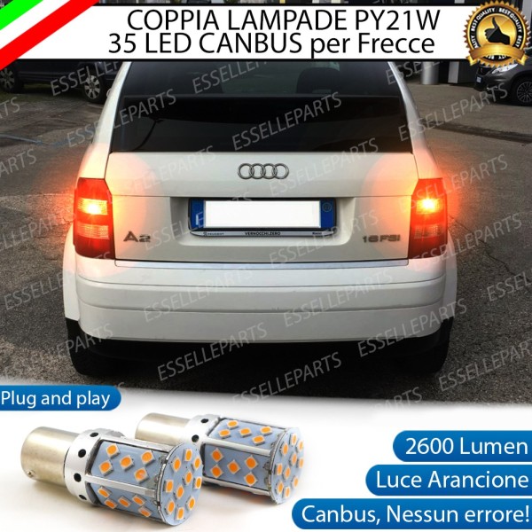 Coppia Frecce Posteriori PY21W 35 LED Canbus AUDI A2