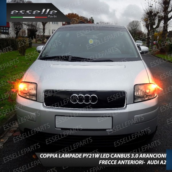Lampada PY21W BAU15S Canbus AUDI A2 ARANCIONE FRECCE Luce AMBRA
