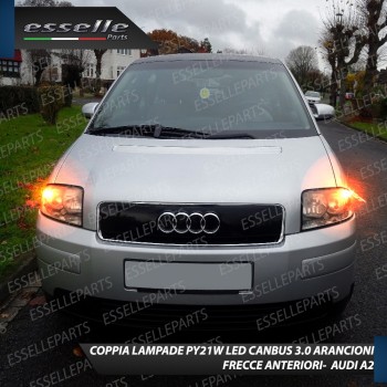 Lampada PY21W BAU15S Canbus AUDI A2 ARANCIONE FRECCE Luce AMBRA