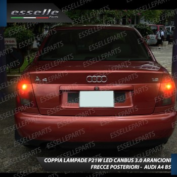 Coppia Frecce Posteriori P21W 35 LED Canbus AUDI A4 B5 Dal 1999