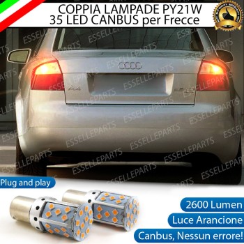 Coppia Frecce Posteriori PY21W 35 LED Canbus AUDI A4 B6