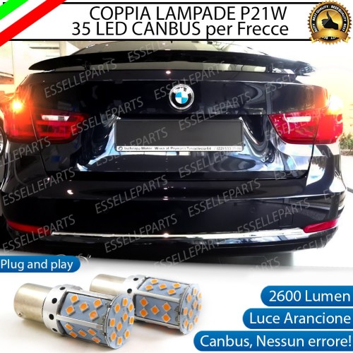 Coppia Frecce Posteriori P21W 35 LED Canbus BMW SERIE 3 F34