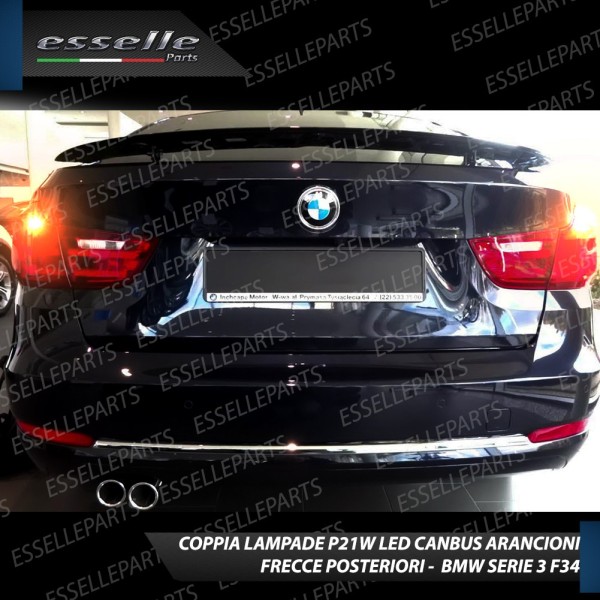 Coppia Frecce Posteriori P21W 35 LED Canbus BMW SERIE 3 F34