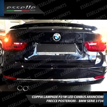 Coppia Frecce Posteriori P21W 35 LED Canbus BMW SERIE 3 F34