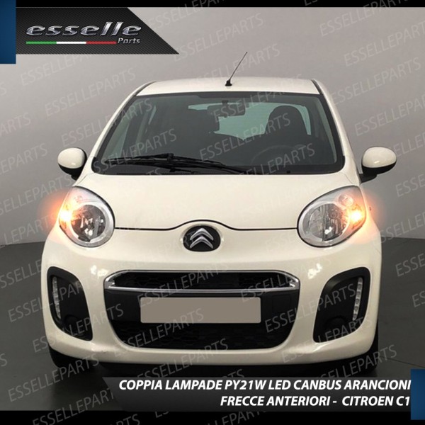 Coppia Frecce Anteriori PY21W 24 LED Canbus 3.0 per CITROEN C1 I
