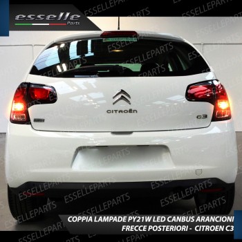 Coppia Frecce Posteriori PY21W 24 LED Canbus 3.0 per CITROEN C3 II