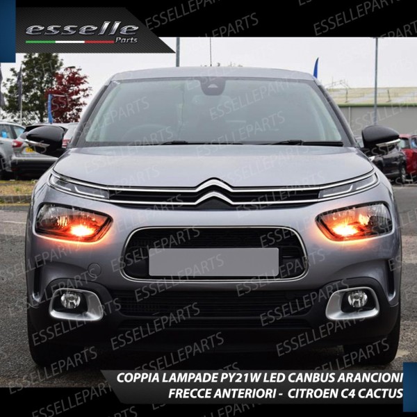 Coppia Frecce Anteriori PY21W 24 LED Canbus 3.0 per CITROEN C4 CACTUS RESTYLING